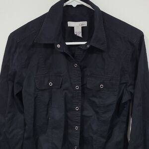 Chico's Black Utility Jacket